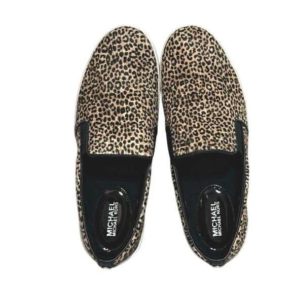 Michael Kors Women’s Trent Animal Print Calf Hair Slip-on Sneaker Size 7.5 - Picture 6 of 10